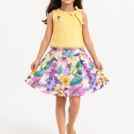 Collection image for: Girl's Skirt & Top Set