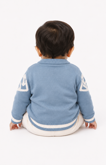 Superhero Knit Cardigan Sweater