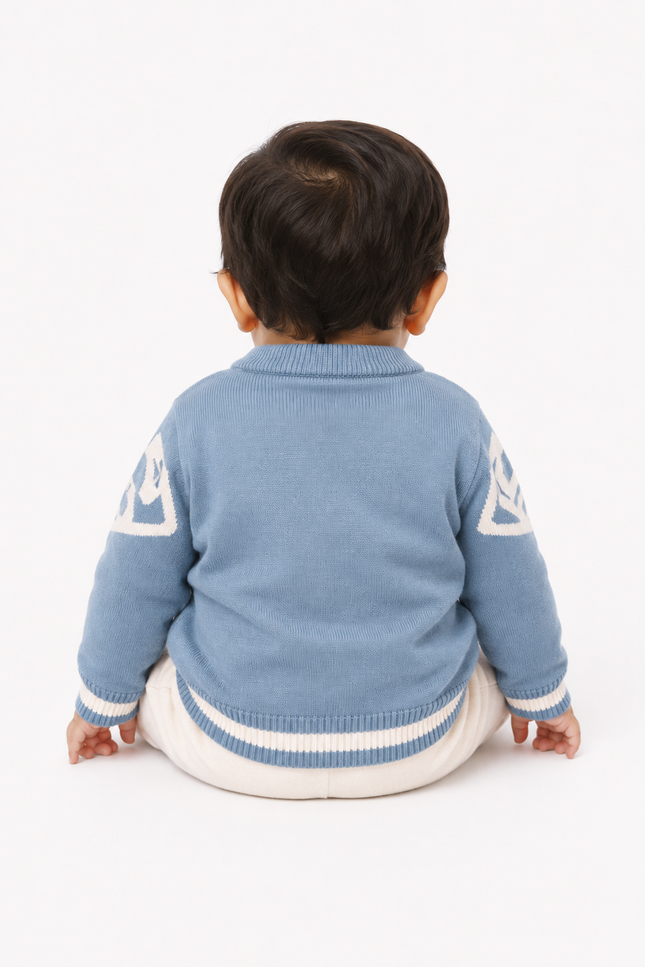Superhero Knit Cardigan Sweater