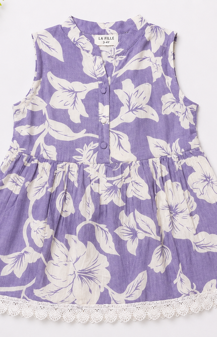 Floral Print Sleeveless Top