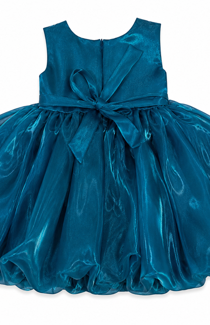 Girls Organza Princess Party Dress with Floral