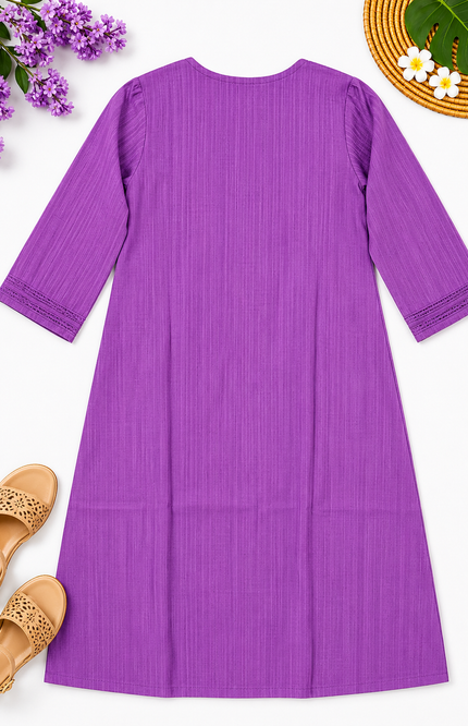 Lavender Textured Kurti