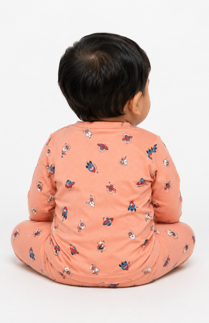 Adventure Printed Night Suit Set