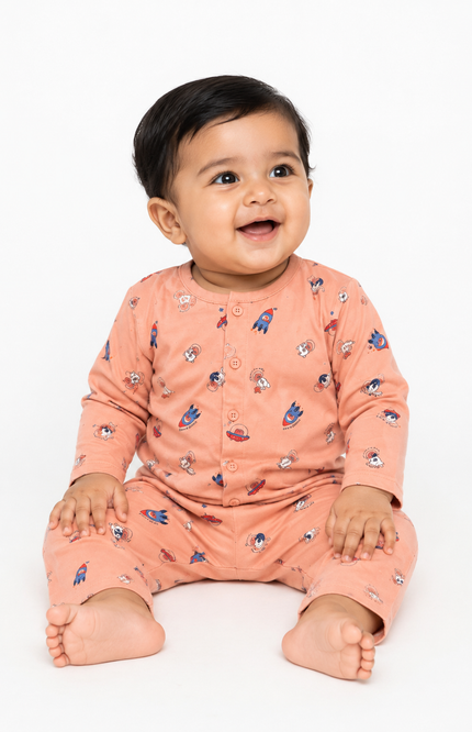 Adventure Printed Night Suit Set