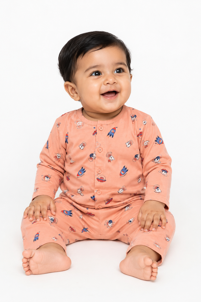 Adventure Printed Night Suit Set