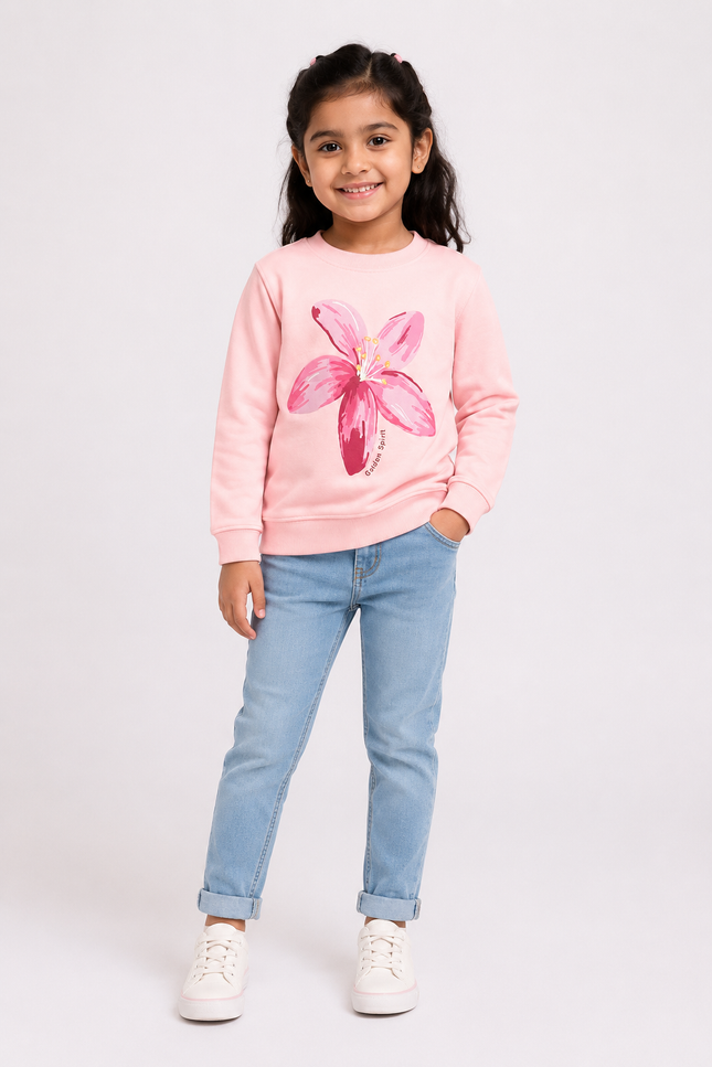 Blush Pink Classic Crewneck Sweatshirt