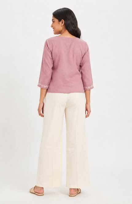 Wide-Leg Drawstring girl Pants