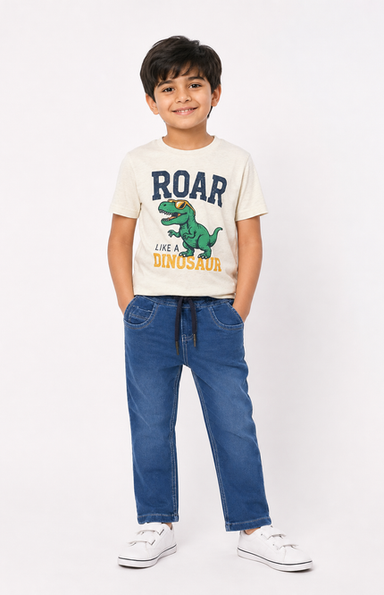 Kids’ Jogger-Style Denim Pants