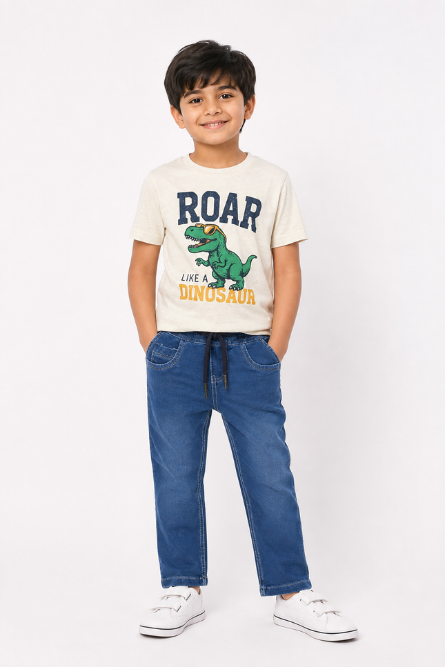 Kids’ Jogger-Style Denim Pants