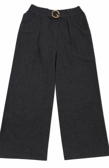 Black Wide-Leg Pants