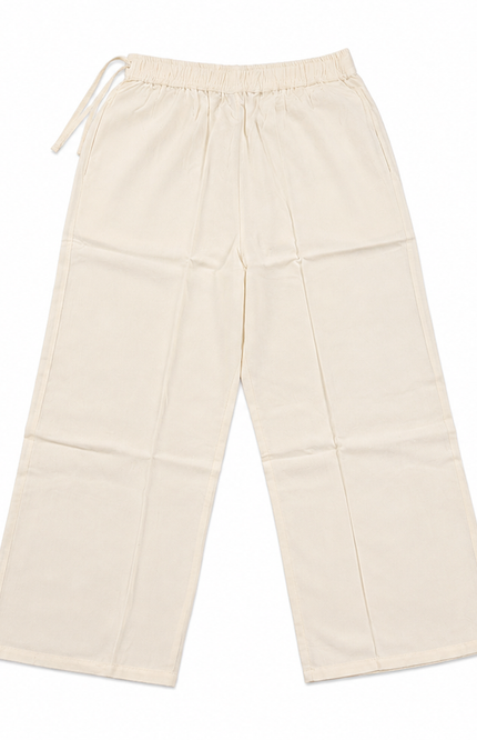 Wide-Leg Drawstring girl Pants