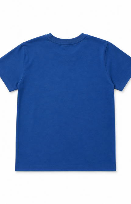 Blue Classic Crew-Neck T-Shirt