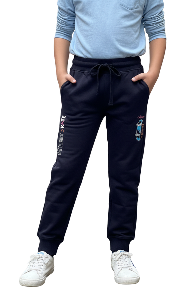 Kids Navy Blue Joggers