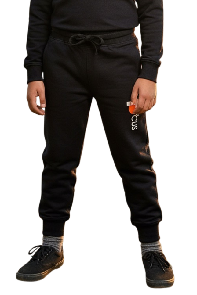 Kids Black Joggers