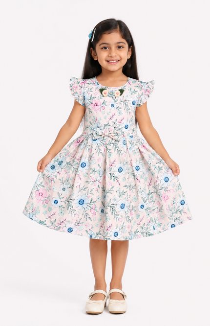 Bloom Floral Fit & Flare Dress