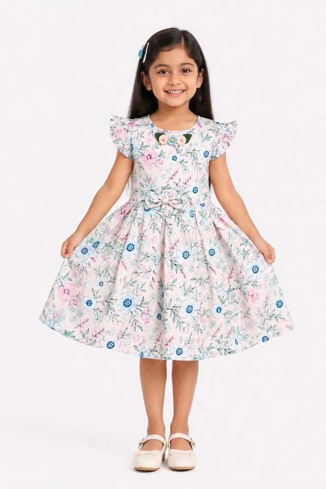 Bloom Floral Fit & Flare Dress