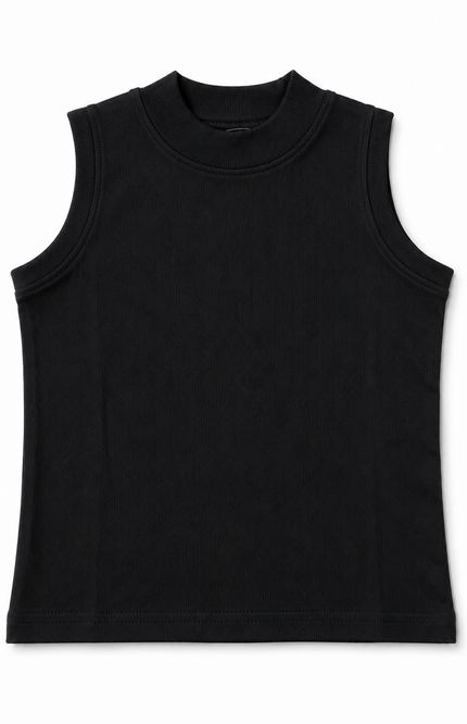 Classic Ribbed Sleeveless Tank Top