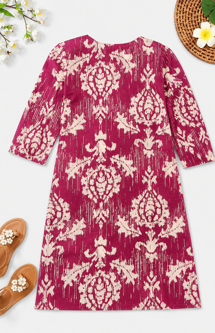 Ikat Print Kurti