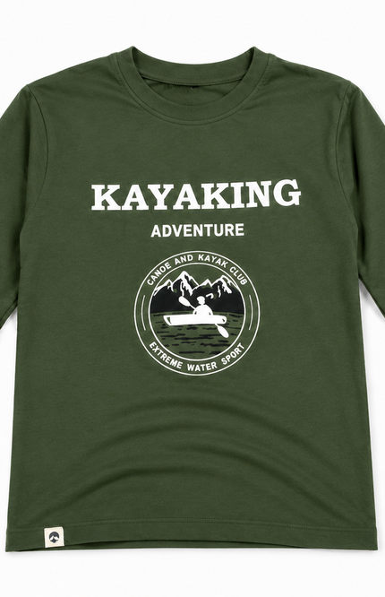 Kayaking Adventure Full-Sleeve T-Shirt