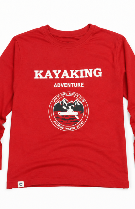 Kayaking Adventure Full-Sleeve T-Shirt