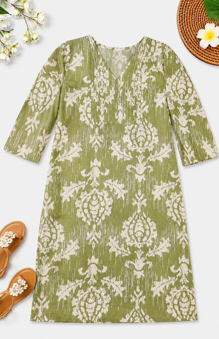 Ikat Print Kurti