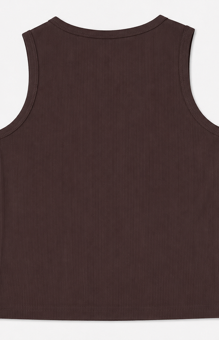 Girls Ribbed Sleeveless Tank Top