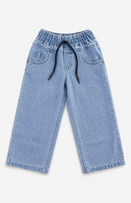 Boys Classic Denim Pants – Soft Wash Blue