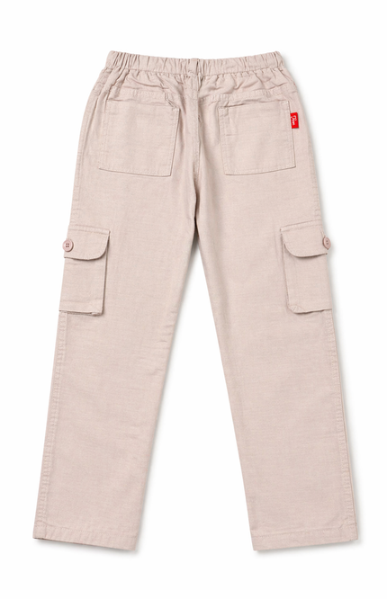 Premium Beige Cargo Trousers