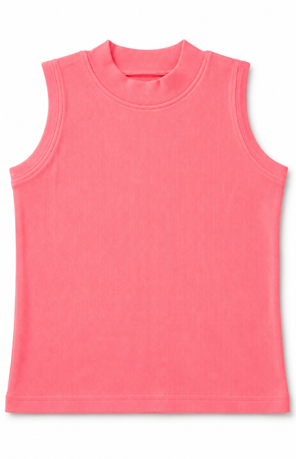 Classic Ribbed Sleeveless Tank Top