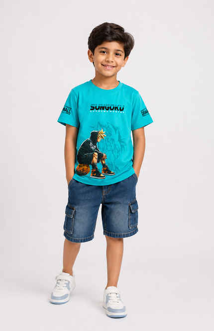 Sungoku Supreme Master Graphic Kids T-Shirt