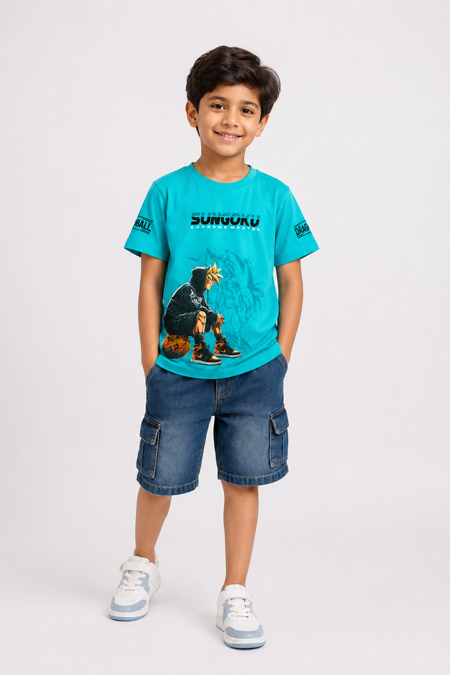 Sungoku Supreme Master Graphic Kids T-Shirt