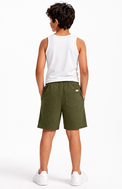 Boys' "YP" Athletic Fleece Shorts – Essential Daily Activewear