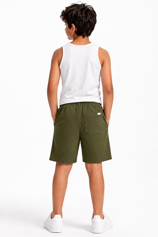 Boys' "YP" Athletic Fleece Shorts – Essential Daily Activewear