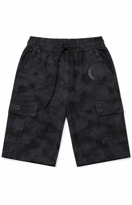 Boys' Camouflage Cotton Cargo Shorts – Utility Summer Shorts