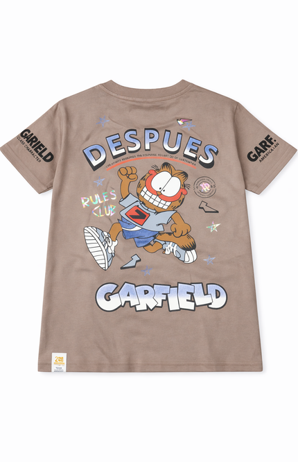 Boys' Garfield "Rules Club" Front & Back Graphic Tee