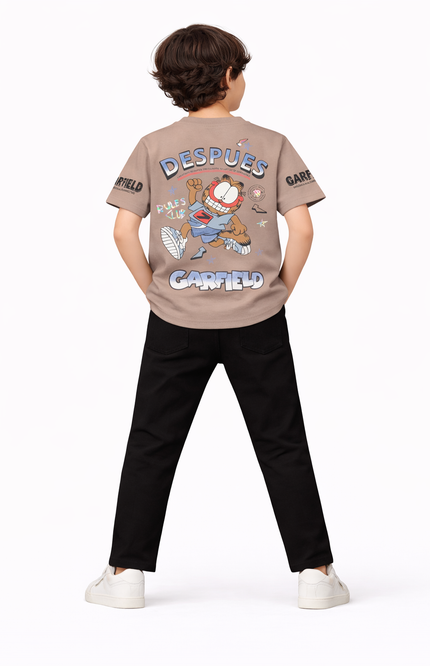 Boys' Garfield "Rules Club" Front & Back Graphic Tee