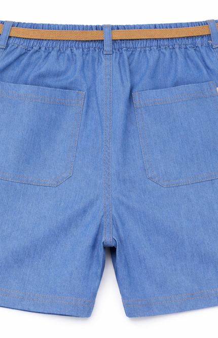 Girls' Soft Denim Shorts