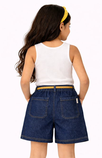 Girls' Soft Denim Shorts