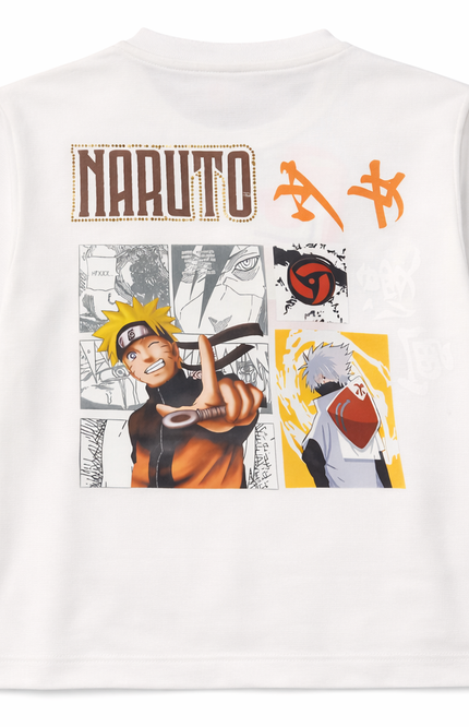 Boys' Naruto & Kakashi Front & Back Graphic Sweatshirt