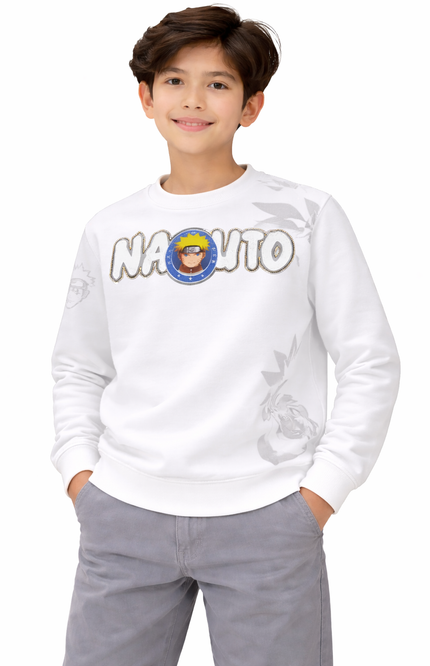 Boys' Naruto & Kakashi Front & Back Graphic Sweatshirt