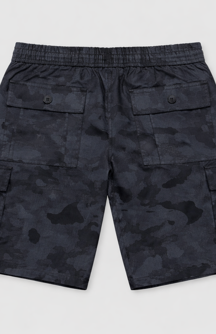 Boys' Camouflage Cotton Cargo Shorts – Utility Summer Shorts