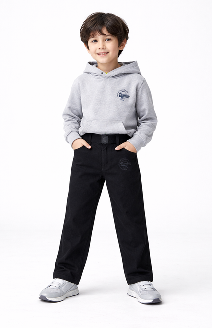 Boys' "PNX-Denim" Straight-Fit Utility Jeans with Belt