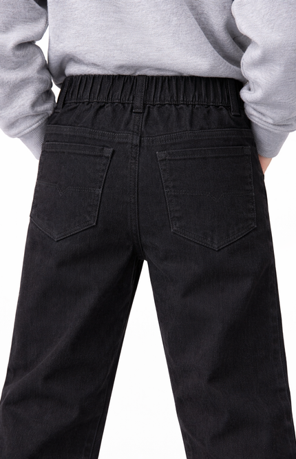Boys' "PNX-Denim" Straight-Fit Utility Jeans with Belt