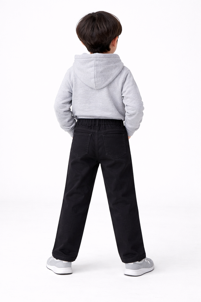 Boys' "PNX-Denim" Straight-Fit Utility Jeans with Belt