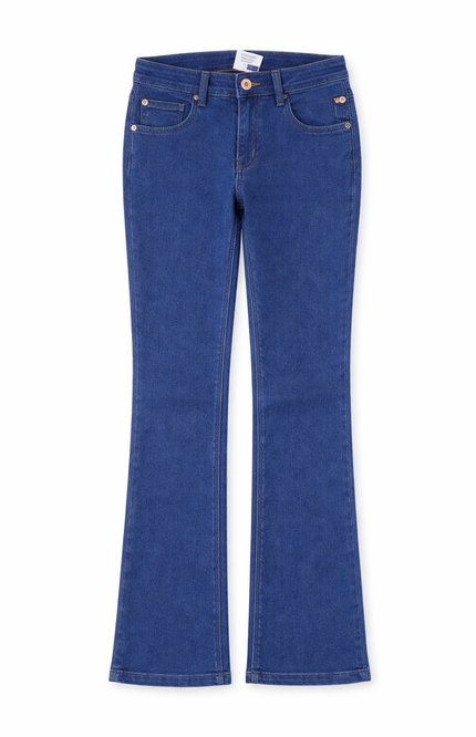 Girls' & Teens' Slim-Fit Bootcut Jeans in Denimex, Black & Stonewash