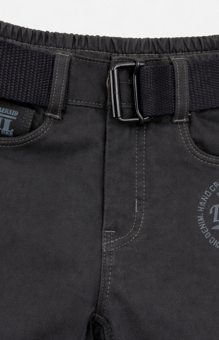 Boys' "PNX-Denim" Straight-Fit Utility Jeans with Belt