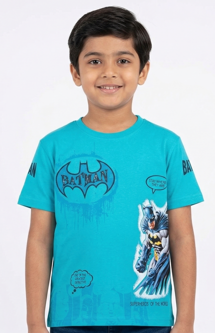 Boys' Turquoise Batman "Greatest Detective" Graphic T-Shirt