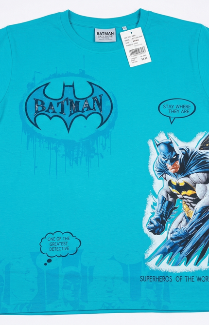 Boys' Turquoise Batman "Greatest Detective" Graphic T-Shirt
