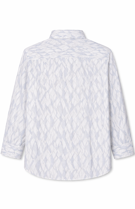 Boys' Geometric Jacquard Long-Sleeve Formal Shirt