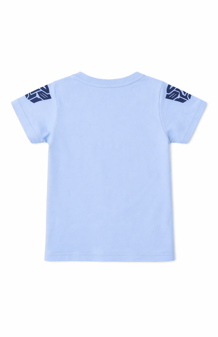 Boys' Bumblebee Transformer Graphic T-Shirt – Powder Blue